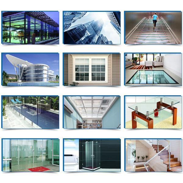 Opaque 3.2mm Sandblasted Frosted Tempered Glass Panels