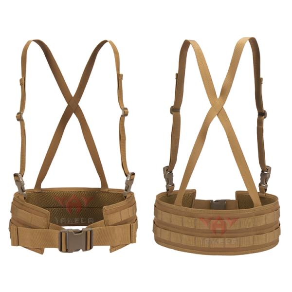 1000D Nylon X - Shaped Suspender Training Combat Girdle Military Multi - Functional Tactical Girdle