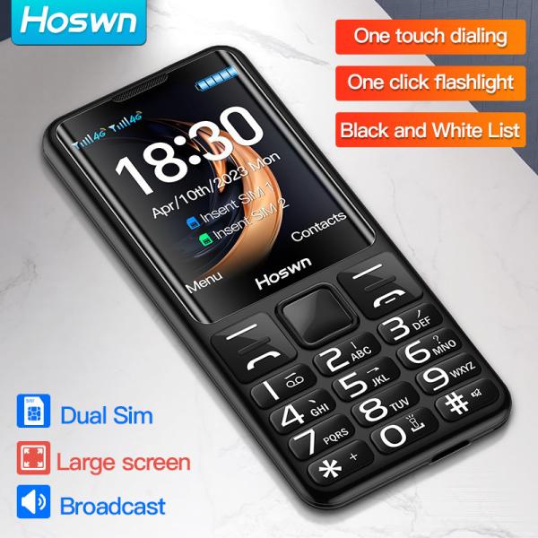 Dual SIM i79 (H6) 4G Android Feature Phone 2.4'' TFT Screen 32MB RAM Torch Elderly Mini Cellphone