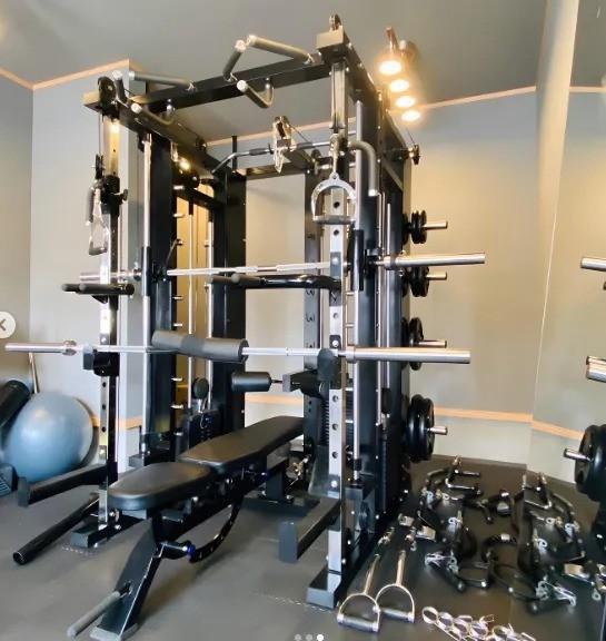 Commercial All-In-One Smith Machine entraîneur de force multi-fonctionnel complet pour le gymnase à domicile
