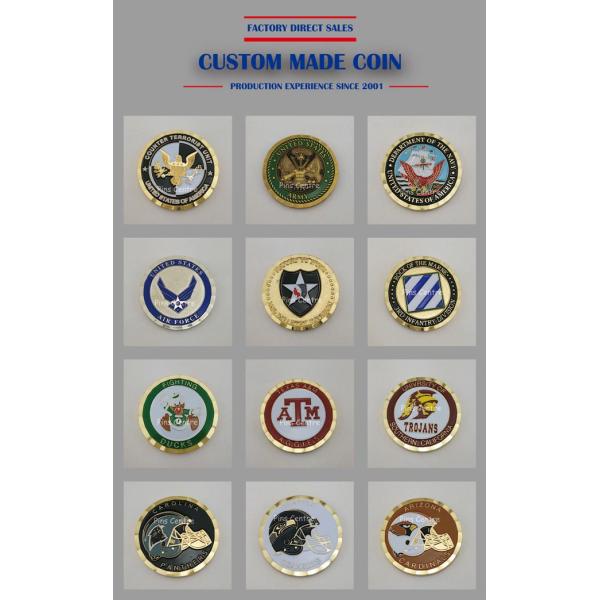 Personalized Enamel Coins For Promotional Gifts , Die Stamped Navy Seal Challenge Coin