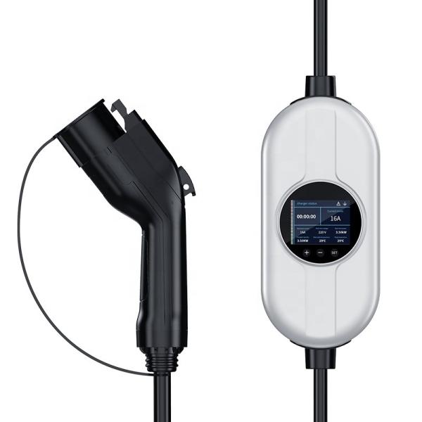 Type 1 Portable EV EVSE Home Charger 50Hz 60Hz Rohs Compliant