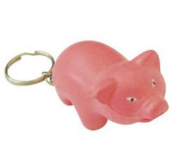 logo promotion pig cow Stress keyring customed