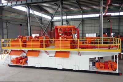 100m³ Oil Rig Mud System , Mud Tank System With High Effective Capacity