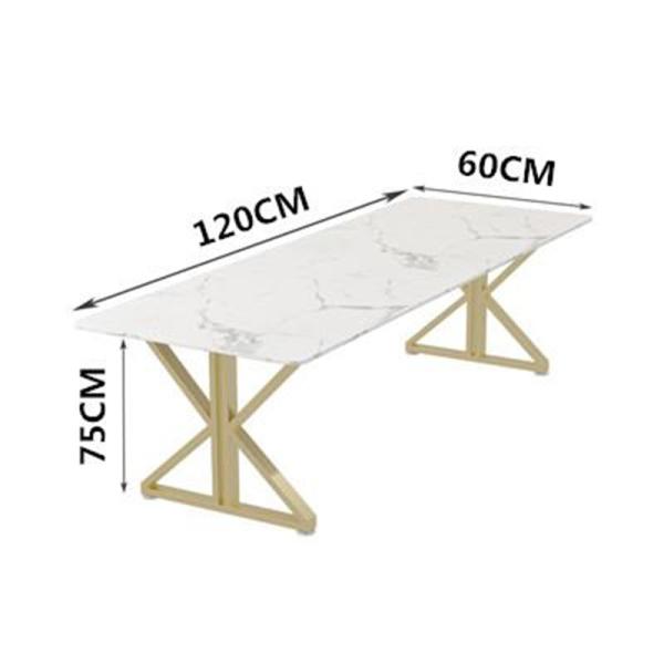 Легкая роскошная офисная мебель в скандинавском стиле 2 метра Мраморный конференц-стол и стол
