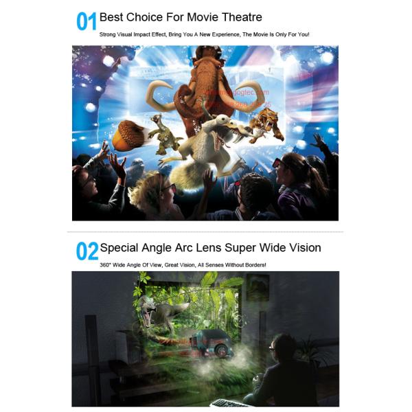 Polarize 3D glasses TV film vision movie buy LG Sony Samsung Panasonic theater Benq Acer 4