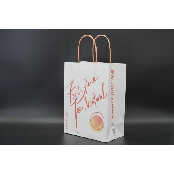 Промышленность Напечатанные на заказ подарочные пакеты прочные экологически чистые Kraft Food Bags