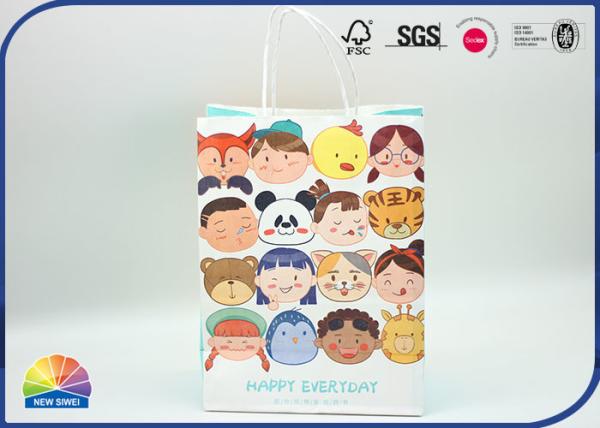 Sacolas de compras de papel stand up sacolas de mercadorias para negócios