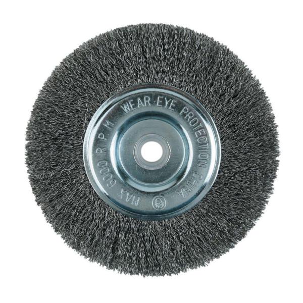 Industrial Polishing Wheel Brushes Stainless Steel Wire Wear Resistant