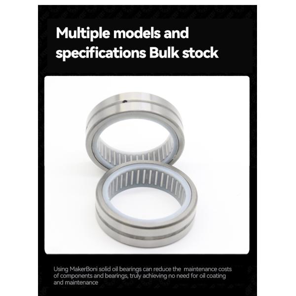 Rodamientos de rodillos de aguja Rodamientos de aceite sólido Máquinas industriales de alimentos Capacidad Molino de pellets