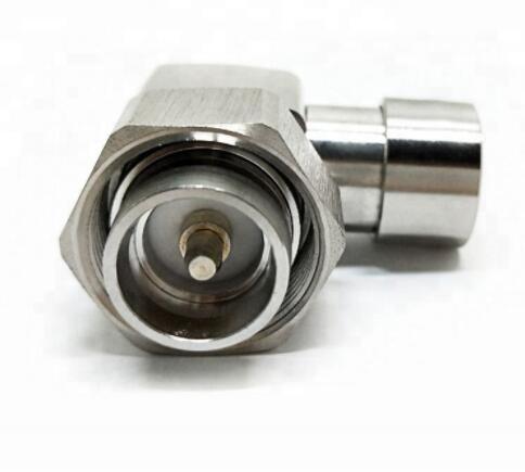 1/2 Feeder Cable Connector 4.3/10 L20 Mini Din Male Plug Right Angle Type