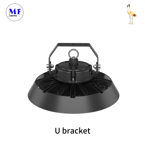 5 Years Warranty UFO LED High Bay Light With Emergency Battery Kit For Industrial Food Processing Plant School