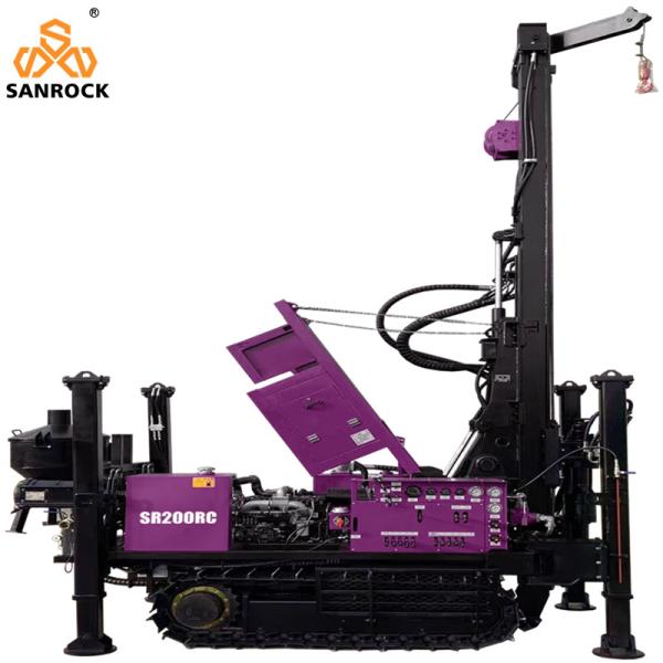Core Drilling Rig Equipment Rotary Torque 6000N. M Hydraulic Reverse Circulation Drilling Rig Machine