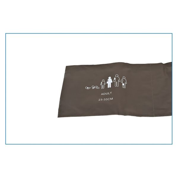 Adult Size 23-33CM Brown TPU Airbag Reusable Blood Pressure Cuffs With 1.5L Lab Tubes CE Certified Class I Medical Device