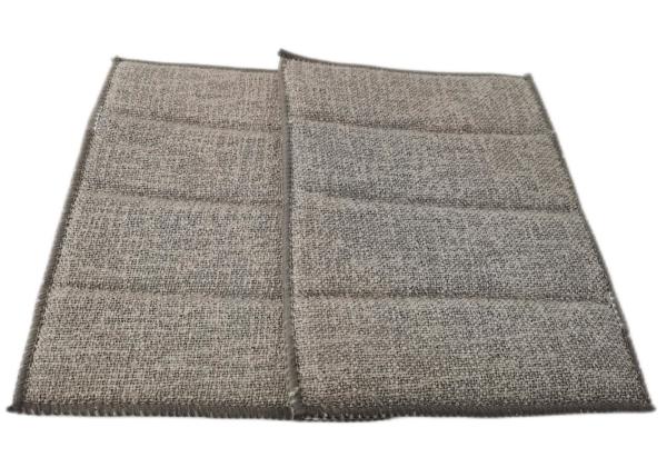 Esponja de limpeza do prato lavável da almofada da lavagem do prato da almofada de limpeza de 250gsm Microfiber