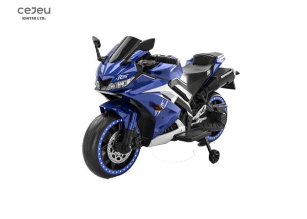 Ride On Electric Bike Toy USB Dual Drive 550 Motor Battery