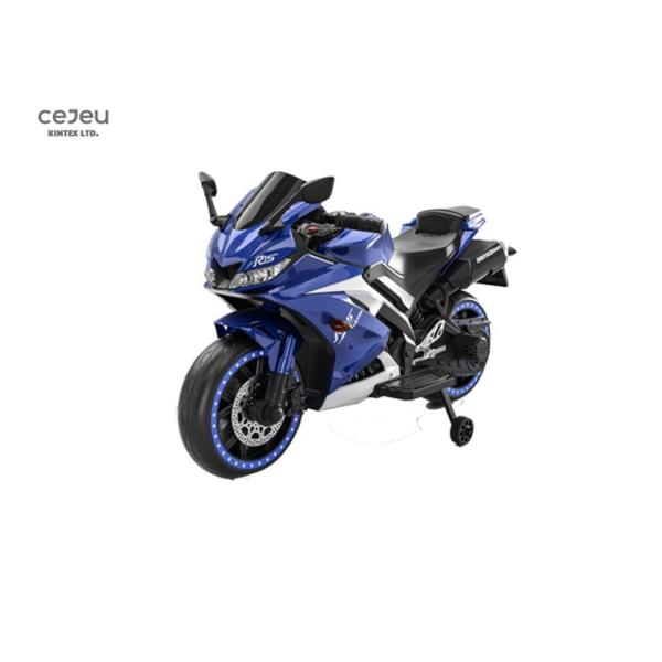 Ride On Electric Bike Toy USB Dual Drive 550 Motor Battery