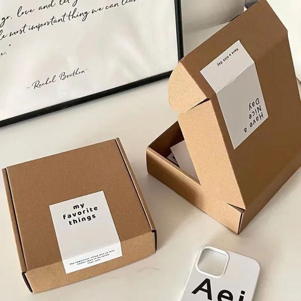 Custom Brown Carton Mailing Box Shoe Box Clothing Box Large / Medium / Small