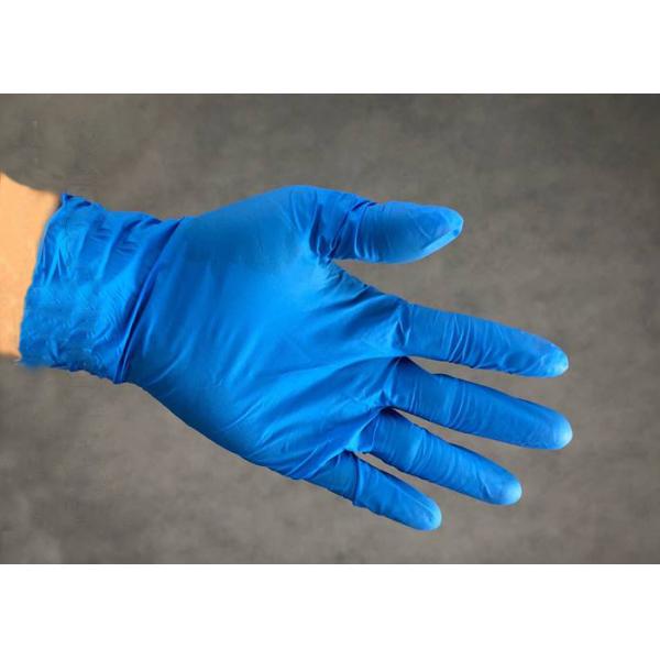 SGS Nitrile Medical Examination Gloves / Disposable Hand Gloves No Sterile Life Vinyl Latex