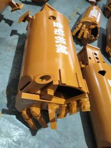 Les dents plates de seau du perçage Q345 rotatoire basculent pour le matériau de