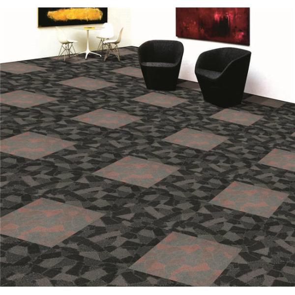 Modern Beautiful Pattern Hotel Carpet Tiles , Commercial Carpets For Hotels