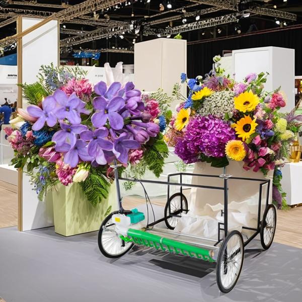 142*52*45cm DL-4CP-1210W Single Wheeled Harvester for Farming Vegetables and Shrubs