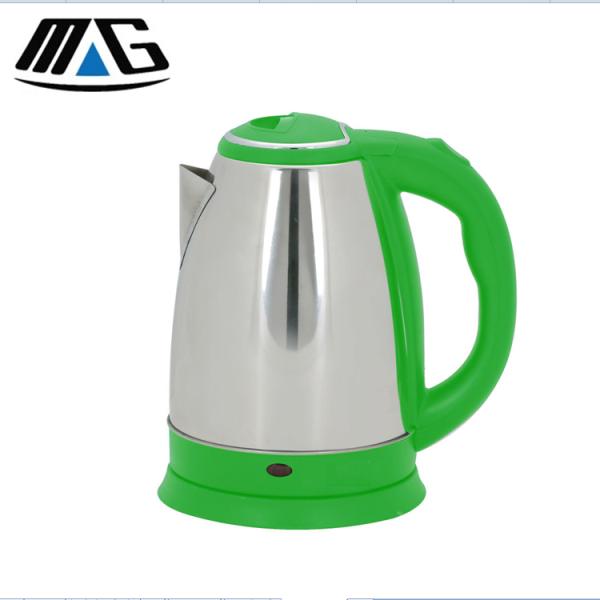 Chinese cool green handle stainless steel electric tea kettle
