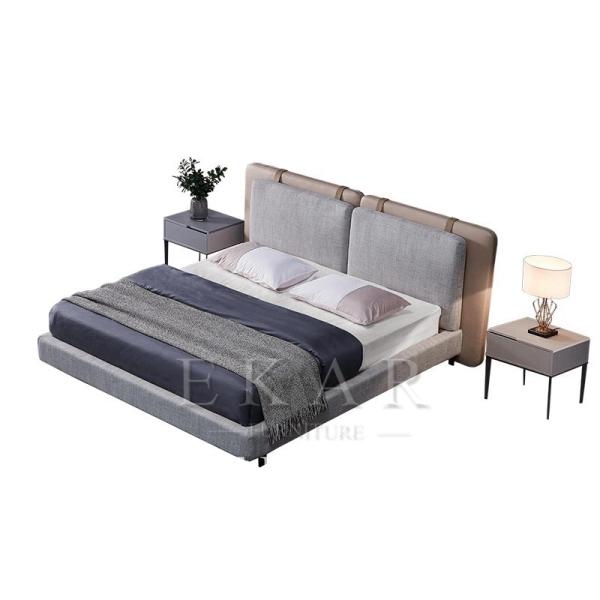 Modern Design Leather Bed Modern Design King Size Bed bedroom Furniture