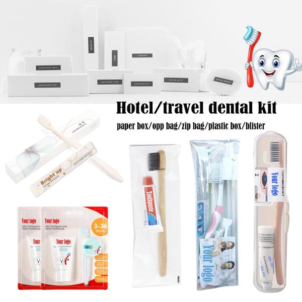 Hotel Travel Mini Oral Care Toothpaste With Toothbrush Dental Kit 10g