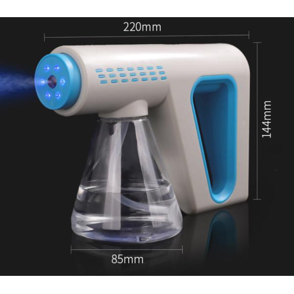 Arma de espray ligero azul de la niebla del desinfectante de la desinfección del ajuste de dos velocidades manual