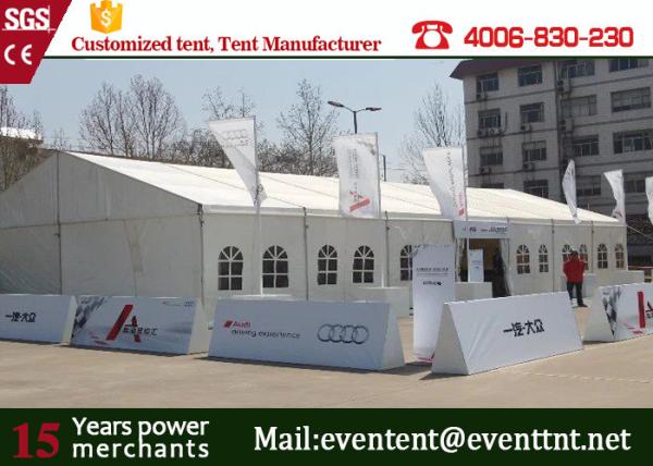 Temporary Warehouse Structures Outdoor Warehouse Tent Solar Folding White CE