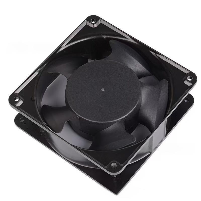 AC220V High-Volume Axial Exhaust Fan HY-12038 with Ball/Oil Bearing for Welding Machine Distribution Cabinet