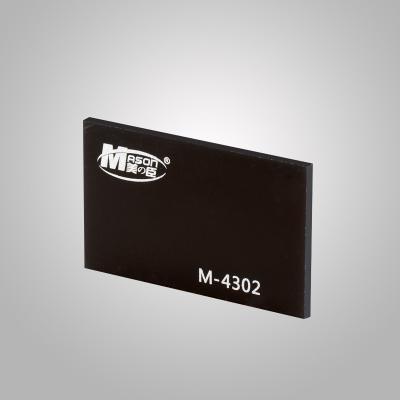 Feuille acrylique de recouvrement 1220x2440mm de  de mur de jardin en plastique noir