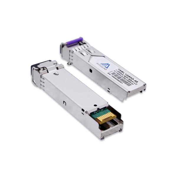 80km BIDI SFP Module Tx1490nm / Rx1550nm Simplex LC Transceiver