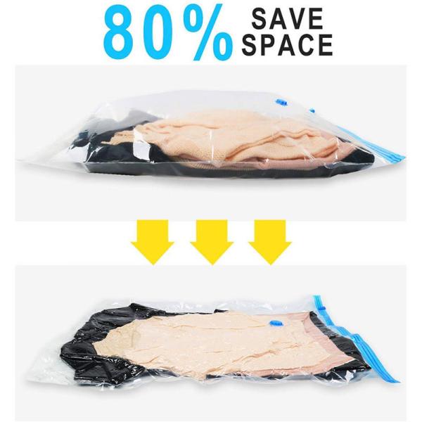 60x80cm 70 до 100 микронов вакуумируют сумки хранения всасывания