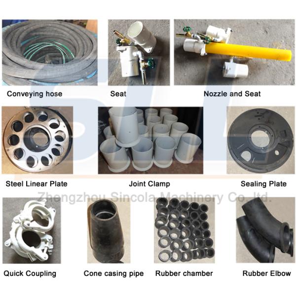 Swimming Pool Building Dry Shotcrete Machine Equipment Long Service Life