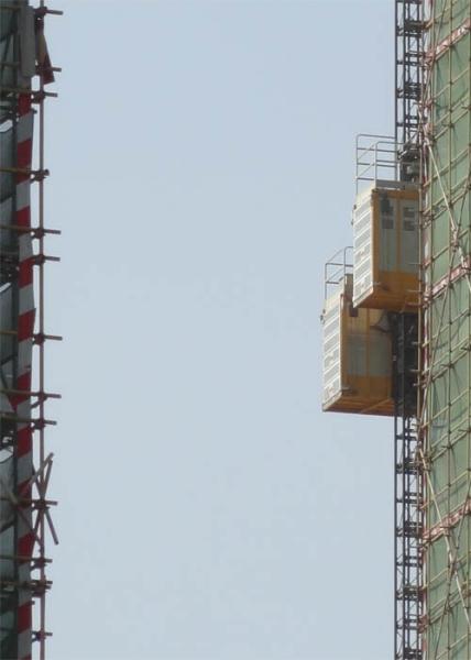 Grua de levantamento modular do material de construção 22kw de SC200-200 KP-B06
