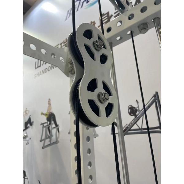 Commercial Multi Function Steel Power Rack Gym Fitness Equipment With Pin Loaded Strength Training Machines For Full Body Workout