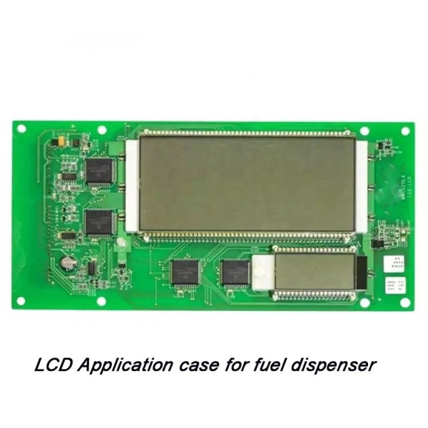 OEM LCD Manufacturer Monochrome Custom Seven Segment Fuel Dispenser Glass Lcd Display