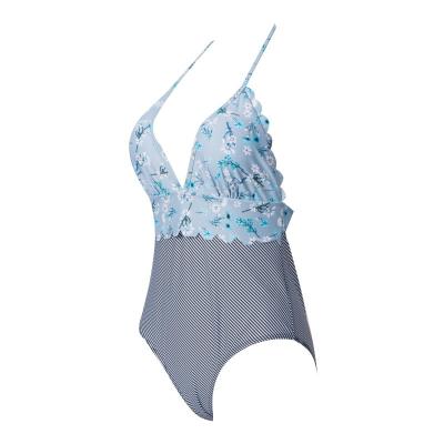 Tiered Layer Tie a Knot Front Top With Low waist Bikini swimsuit high cut