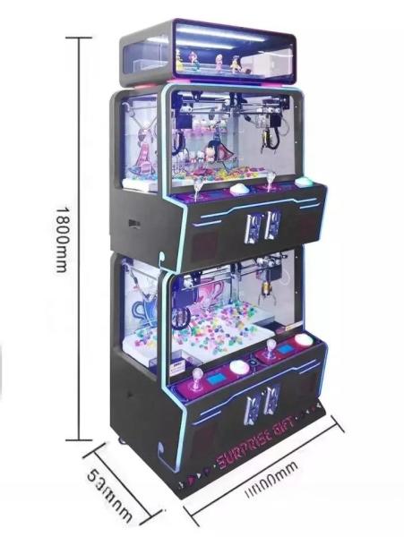 Prix de l'usine de Dreamland Pièce Opérée Prix en peluche Jeux cadeaux Grue Jouets Machines Mini-cadeaux Machine à griffes