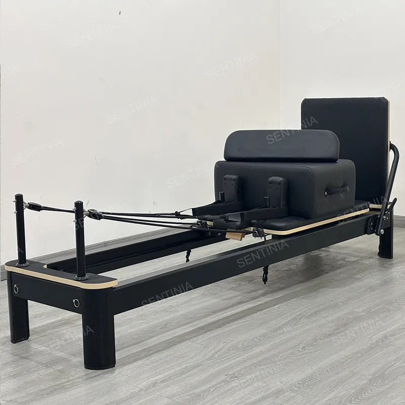 Maple Wood Compact Pilates Equipment Exercise Bench Multifunctional