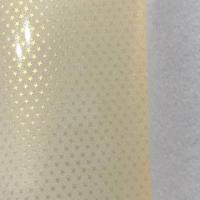Premium Artificial Ball Leather For Football Non Woven Base Crystal Surface