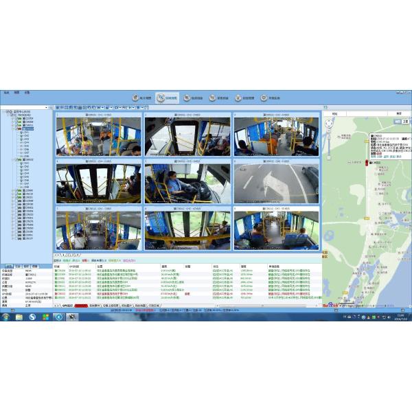 Smart 4CH/8CH H.265 SD 1080P Mobile DVR для видеопоиска и диапазона температуры от -20C до 70C