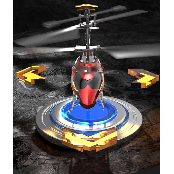 Crash Resistant 3.5-inch Remote Control Helicopter USB Charging for Plastic Flying Toys