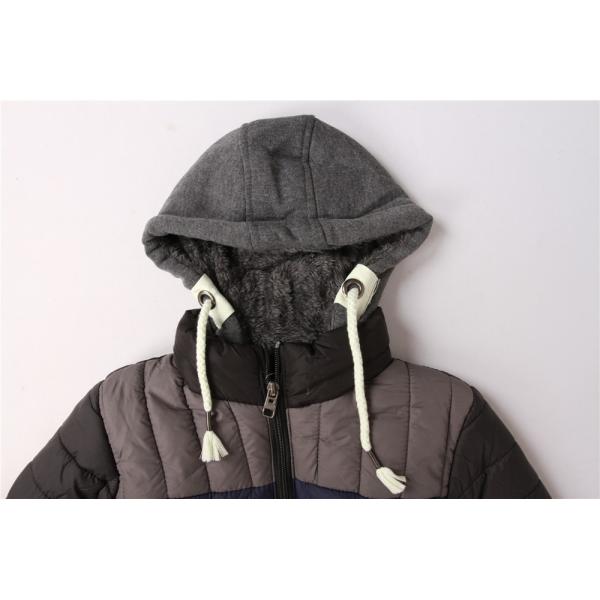 Junior Boy's Coats, Children's Jacket, detachable hood, fur lining