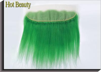 10 - 20 Human Hair Lace Closure No Synthetic Green Color No Smell