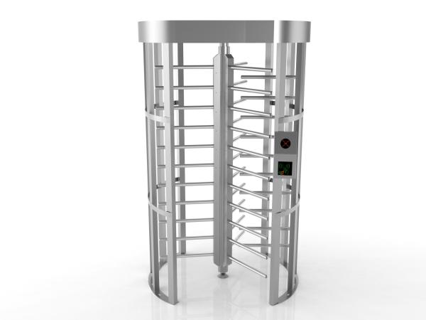 550mm Single Lane RS485 Arc Stainless Steel Turnstile Gate