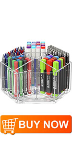 Acrylic Pen Holder 4 Compartments,Clear Pen Holder Organizer Makeup Brush Holder for Office Desk Accessories,Cosmetic