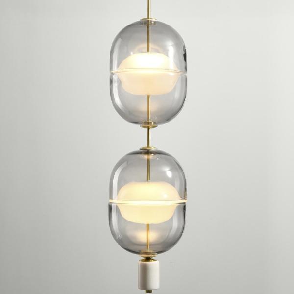 JYLINGHTING Nordic Creative Design Glass Pendant Light Postmodern Style Rectangle Square-shaped for Cafe Exhibition Hall E26 Modern Pendant Light